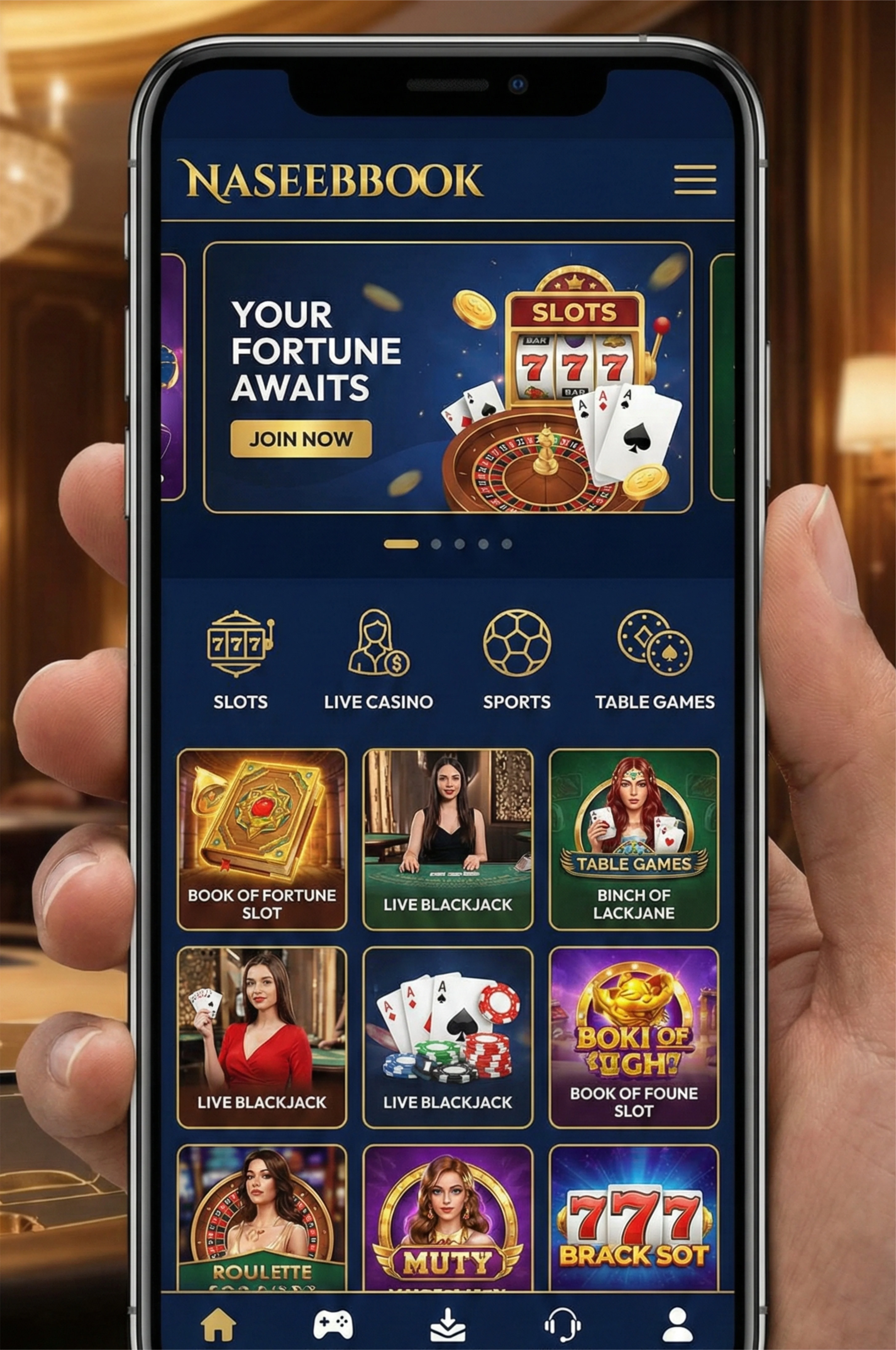 Naseeb Book Casino Rewards